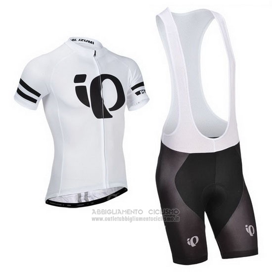 2014 Abbigliamento Ciclismo Pearl Izumi Nero e Bianco Manica Corta e Salopette